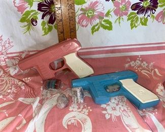 Pink and Blue Disc Guns $40.00