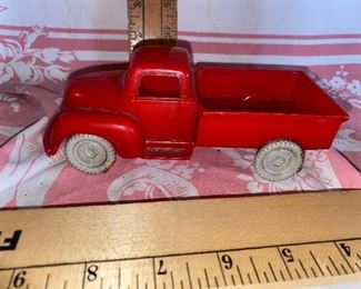 Marx Red Plastic Truck $10.00