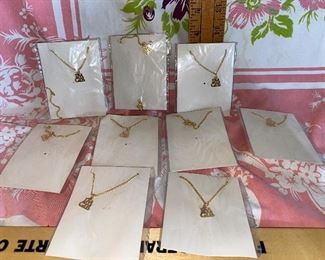 1970’s RU GIB 9 Necklaces $27.00 