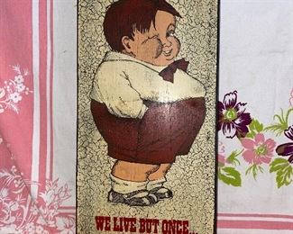 Diet Funny Wall Plaque $12.00