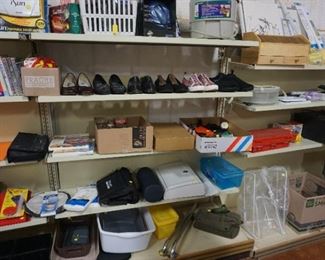 shoes, office items