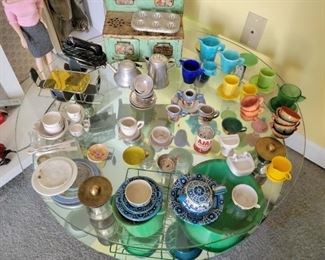 Coors Porcelain, Miniature / Child Teacups 