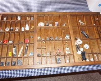 printer's tray, miniatures