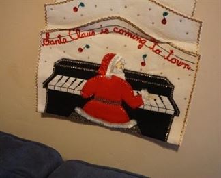 Christmas card holder