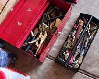 Lots of tools and tool Boxes
