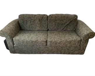 $240 USD      Green Sleeper Couch & Ottoman LL127-36       Description: Add color to a neutral room and invite guests.  This sofa pulls out to a full bed.
Condition: Fair condition.
Dimensions: 76 x 33 x 30"H  Ottoman 24 x 20 x 17"H
Local pick up Alexandria, VA.  Contact us for shipper suggestions.       https://goodbyhello.com/products/green-sleeper-couch-ottoman-ll?_pos=2&_sid=f0cdb1161&_ss=r