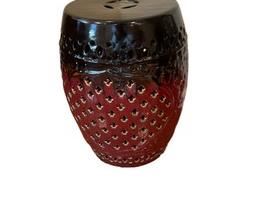 $120 USD     Large Asian Chinese Drum Ceramic Garden End Table LL127-10      Description: Beautiful Chinese Garden Stool / End Table.  Sturdy with thick walls.  A very well potted and heavy vintage chinese porcelain barrel form garden seat with this side walls.  Black to sienna ombre glaze.  The Garden Seat doesn’t have any identifying marks; but we believe it was made during the People’s Republic Period, circa 1970-1990.

Condition: Very good condition.

Dimensions: 13 x 13 x 18"H

Local pick up Alexandria, VA.  Contact us for shipper suggestions.      https://goodbyhello.com/products/asian-drum-ceramic-end-table-ll127-10?_pos=22&_sid=f0cdb1161&_ss=r