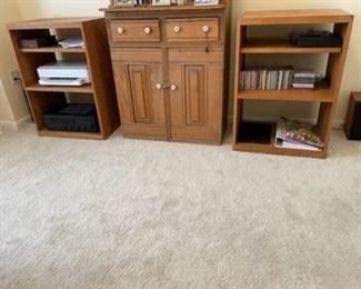 $240 USD     Pair Oak Open Back Bookcase Shelves LL127-38      Description: This solid oak mission spindle bookcase has exceptional craftsmanship and remarkable quality. The design of this furniture creates a simple, yet elegant look. Hand made using solid oak (shown) with no particle boards, you can take pride in owning furniture built to the highest standards of quality.

Condition: Very good

Dimensions: 23.5 x 17 x 34"H

Local pick up Alexandria, VA.  Contact us for shipper suggestions     https://goodbyhello.com/products/pair-oak-bookcase-shelves-ll?_pos=18&_sid=f0cdb1161&_ss=r