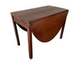 $600 USD      Vintage English Wood Drop Leaf Oval Table Straight Leg LL127-13      Description: Simple and beautiful.  This multi purpose console, dining, sofa table is a master of elegance, enhancing any number of rooms in your home.

Condition: Very good vintage condition

Dimensions: 41 x 23 x 28"H (closed)  41 x 60 x 28"H (open)

Local pick up Alexandria, VA.  Contact us for shipper suggestions.     https://goodbyhello.com/products/vintage-drop-leaf-table-ll127-13?_pos=15&_sid=f0cdb1161&_ss=r