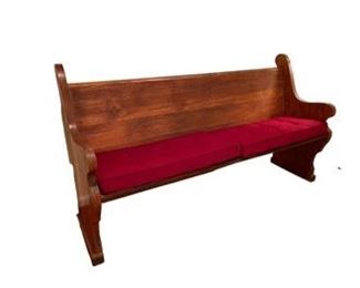 $600 USD      Vintage Norfolk UK Church Pew Bench LL127-26      Description:  Antique English Oak Church Pew Bench, c 1900. A very solid and sturdy solid oak English church pew, dating from the early 1900s.  Made with thick well grained oak. Smooth back, plank seat and shaped ends. 

Condition: Excellent Vintage Condition

Dimensions: 72 x 25 x 39"H

Local pick up Alexandria, VA.  Contact us for shipper suggestions.      https://goodbyhello.com/products/vintage-norfolk-uk-church-pew-bench-ll127-26?_pos=19&_sid=f0cdb1161&_ss=r