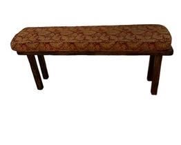 $360 USD     Vintage Simple Rustic Wood Bench w Cushion LL127-24     Description: "Take a seat" translates in every language, and this antique bench works in every setting. A "found" object, this is crafted from a wide variety of woods and varies widely in length.

Condition: Excellent Vintage Condition.

Dimensions: 48 x 12 x 18"H

Local pick up Alexandria, VA.  Contact us for shipper suggestions.     https://goodbyhello.com/products/vintage-wood-bench-w-cushion-ll127-24?_pos=21&_sid=f0cdb1161&_ss=r