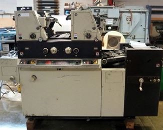Ryobi 3302 Offset Printing Press, Used For Parts, Not Tested, With Crestline Dampening System