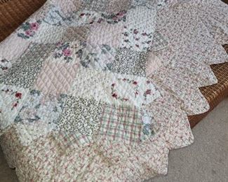 $25  Rose quilt 54"x64"