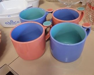 $60 (4) Lindt-Stymeist Colorways 2 tone mugs