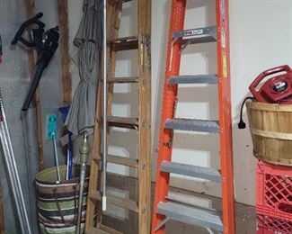 $30 8ft wood ladder, SOLD-7ft Werner ladder