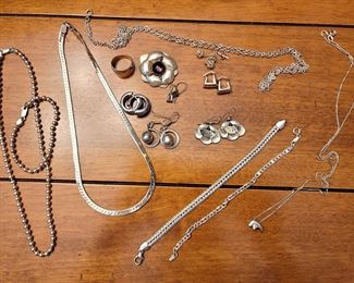 Sterling silver jewelry