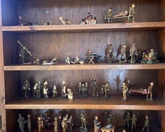 WWI toy soldier collection by Elastolin and Lineol. Made in Germany.