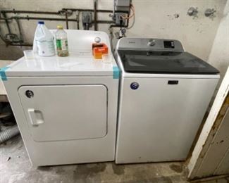 Maytag washer and Amana dryer.