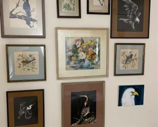 Signed prints and artwork. Calling bird lovers!