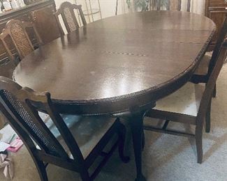 ANTIQUE DINING TABLE FROM ROTHSCHILD'S OF SAINT LOUIS