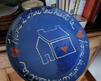 Stoneware set of dishes 