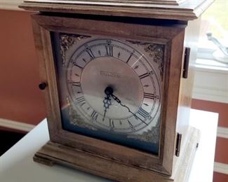Bulova mantle clock.
