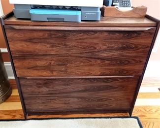 Double file cabinet - wood