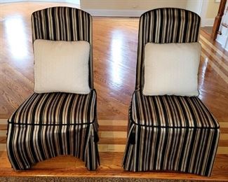 Striped chairs