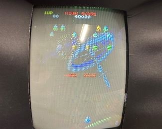 Vintage Galaga floor standing Arcade Game 24”w x 32d x 70h $495