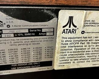 Atari Asteroids Deluxe Table Top Video Game (not working) 
32”w x 24d x 28.5h $450
