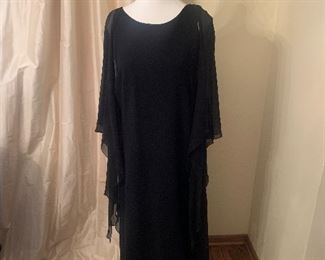 Max Mara long black gown, size 12