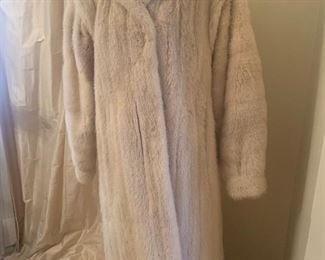 Full length mink coat 