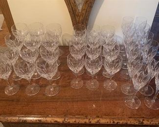 Crystal stemware 