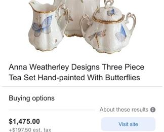 Anne Weatherly tea set
