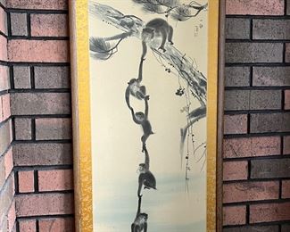 Asian framed artwork.....