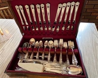 Silver-plated flatware set - service for 12