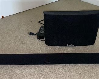 Sound Bar and Speaker