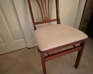 Folding Chairs (2) by Stakmore Co.