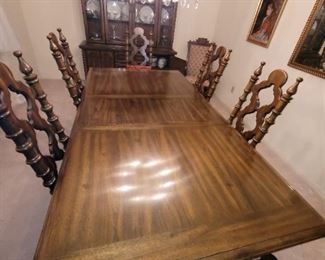 Beautiful antique table and chairs