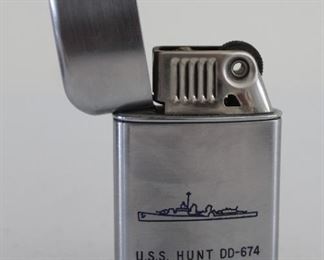 Vintage Lighter from USS Hunt