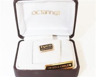10K Gold Emblem Pin by O.C. Tanner