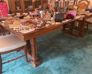 Dining table with 8 chairs