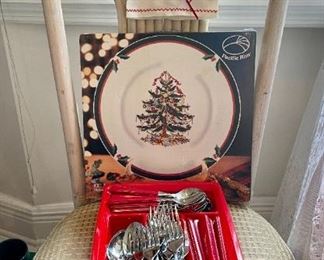 The red flatware is sold.