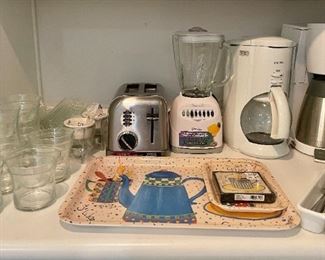 The tray and blender are sold.