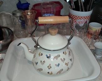 Assorted Kitchen Contents (Glassware, Bakeware, Pots & Pans, Etc.)