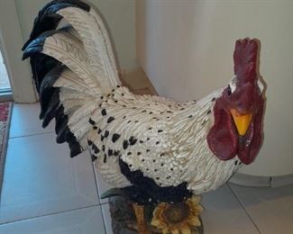 Large Rooster Statue