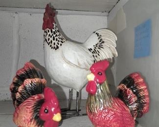 Rooster Figurines