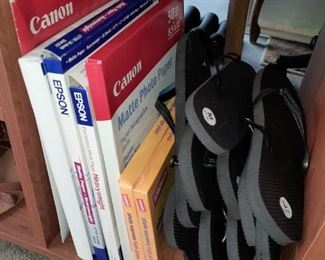 Printer Paper & Flip Flops