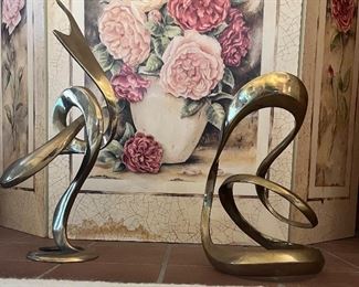 Tom and Bob Bennett bronze art