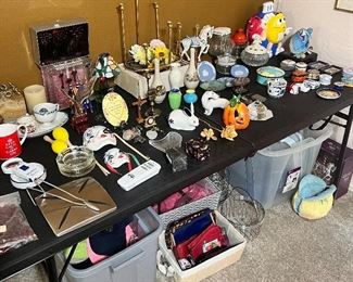 Many small collectibles